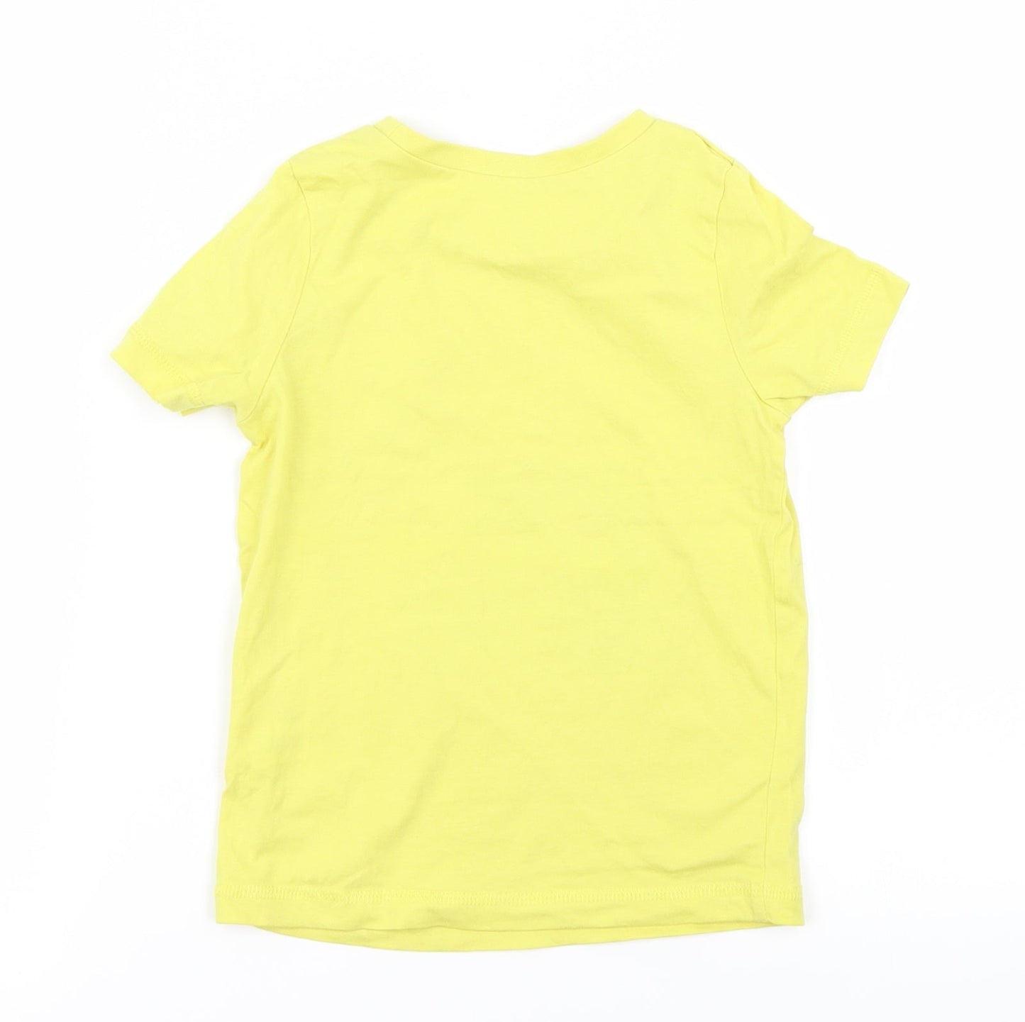 George Boys Yellow   Basic T-Shirt Size 2-3 Years
