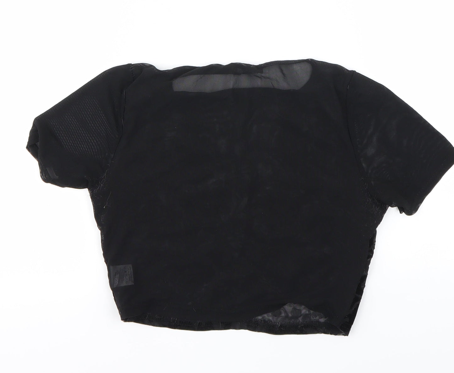 Misguided Womens Black   Basic T-Shirt Size 6