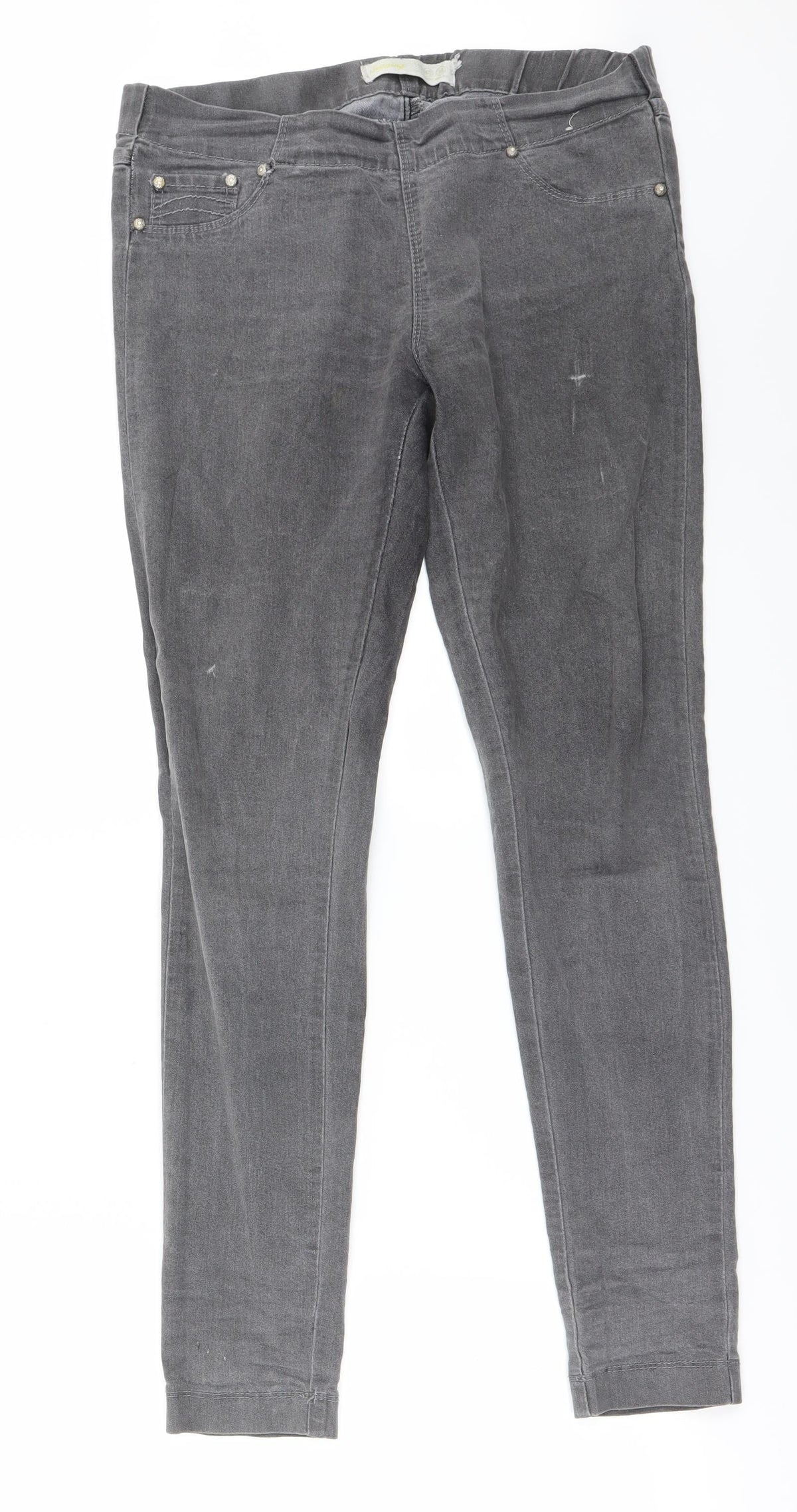 Preworn Womens Grey   Trousers  Size 12 L27 in