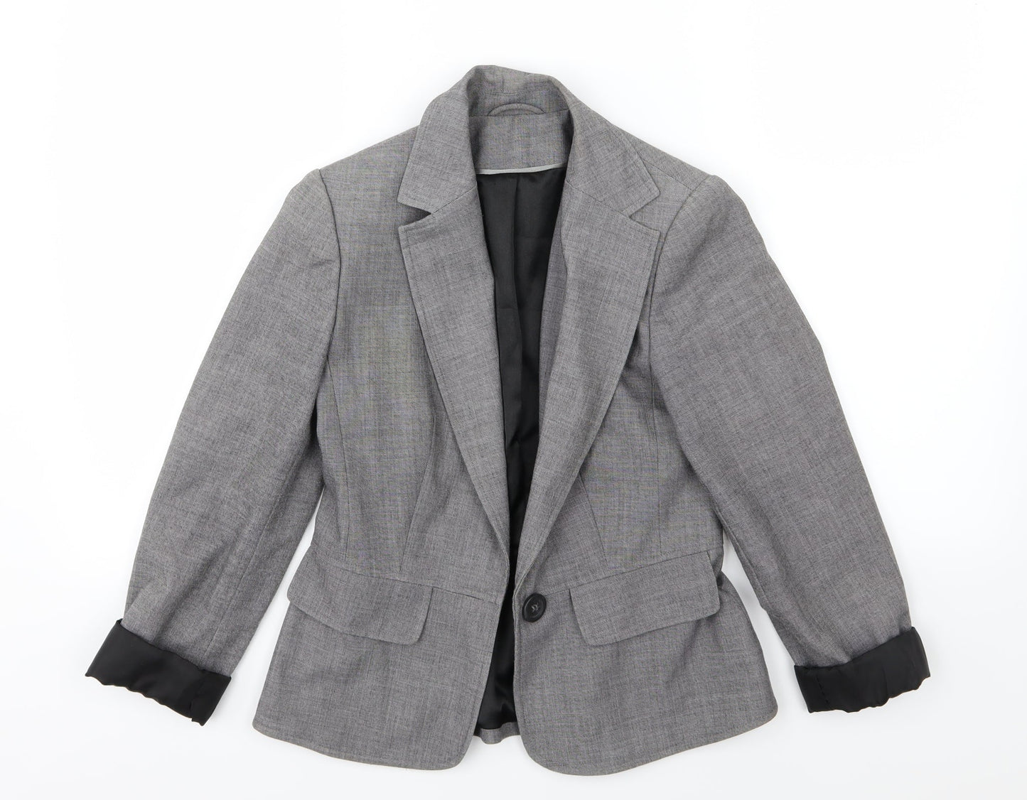 Dorothy Perkins Womens Grey   Jacket Blazer Size 6