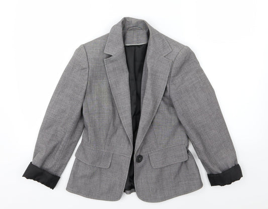 Dorothy Perkins Womens Grey   Jacket Blazer Size 6