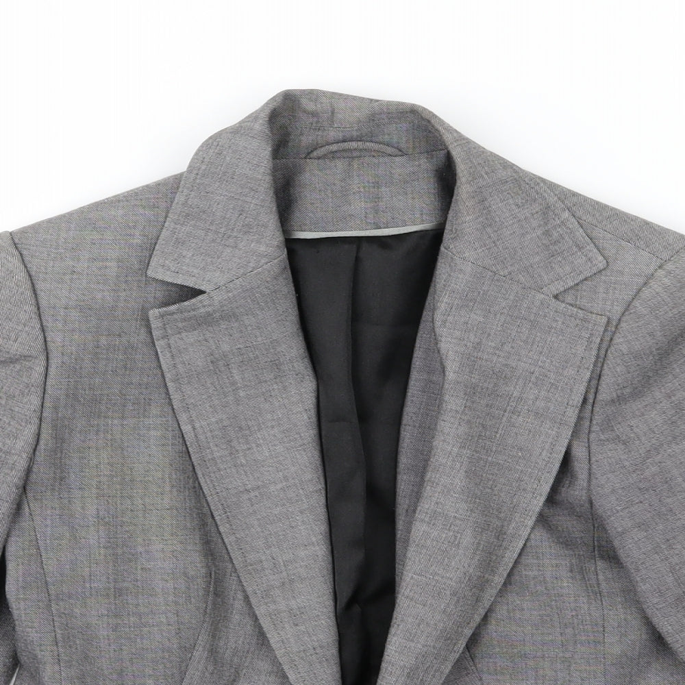 Dorothy Perkins Womens Grey   Jacket Blazer Size 6