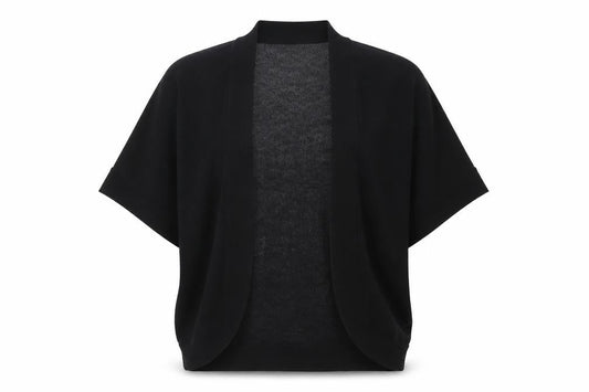 Monsoon Womens Black  Knit Cardigan Jumper Size S