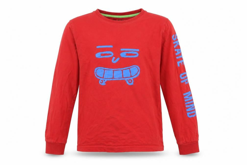 Next Boys Red  Jersey Basic T-Shirt Size 11 Years  - Skate