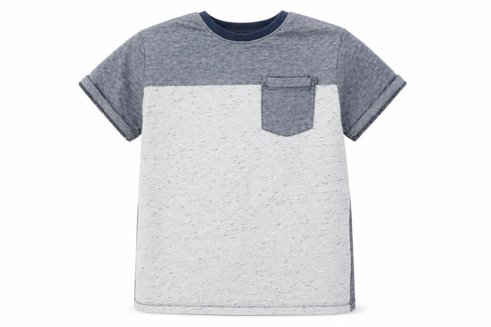 Next Boys Blue Striped Jersey Basic T-Shirt Size 10 Years