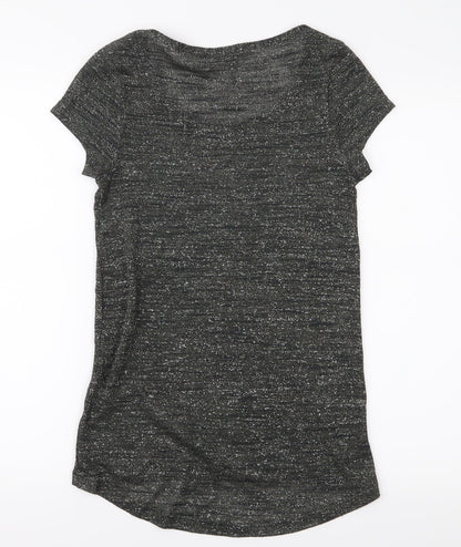 Back view of Next women’s grey knit jumper, size UK 6