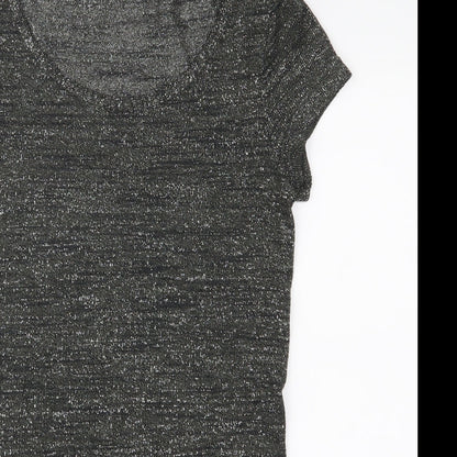 Close-up detail of Next women’s grey knit jumper, size UK 6