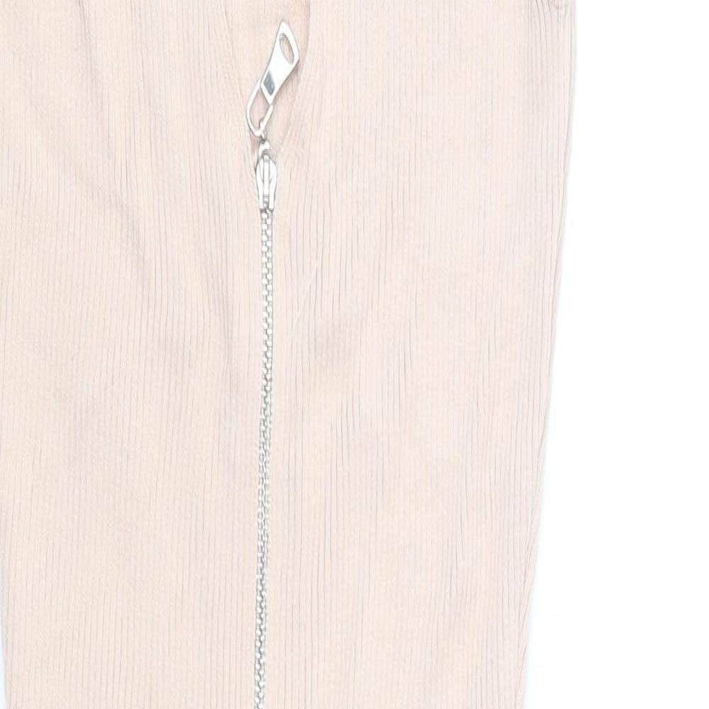 New Look Womens Beige  Jersey Sheath  Size 8