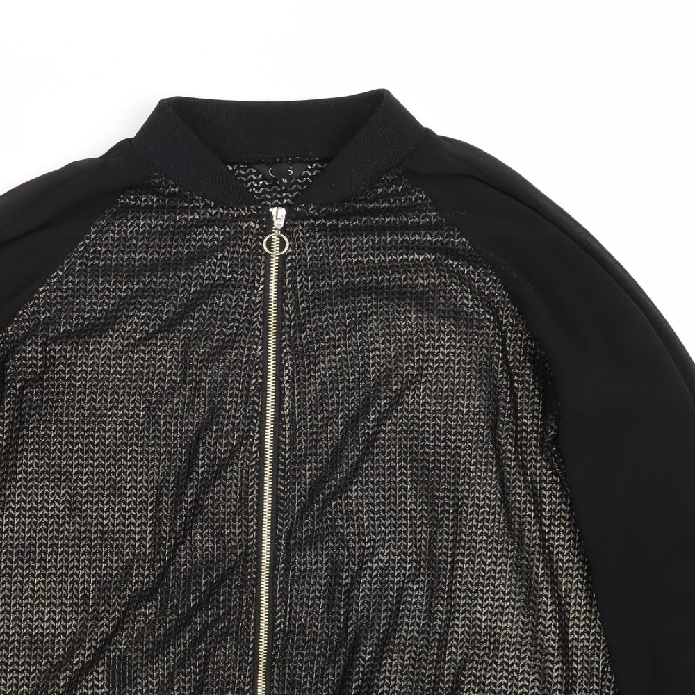 OVS Womens Black   Jacket Coat Size M