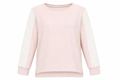 Front view of Flora Nikrooz women’s pink jumper, size L