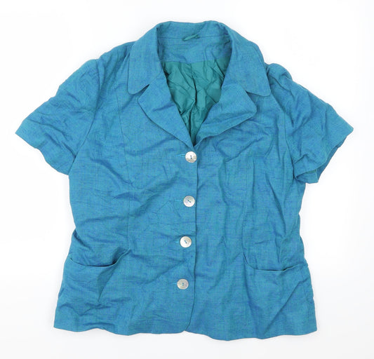 Dorothy Perkins Womens Blue   Jacket  Size 18