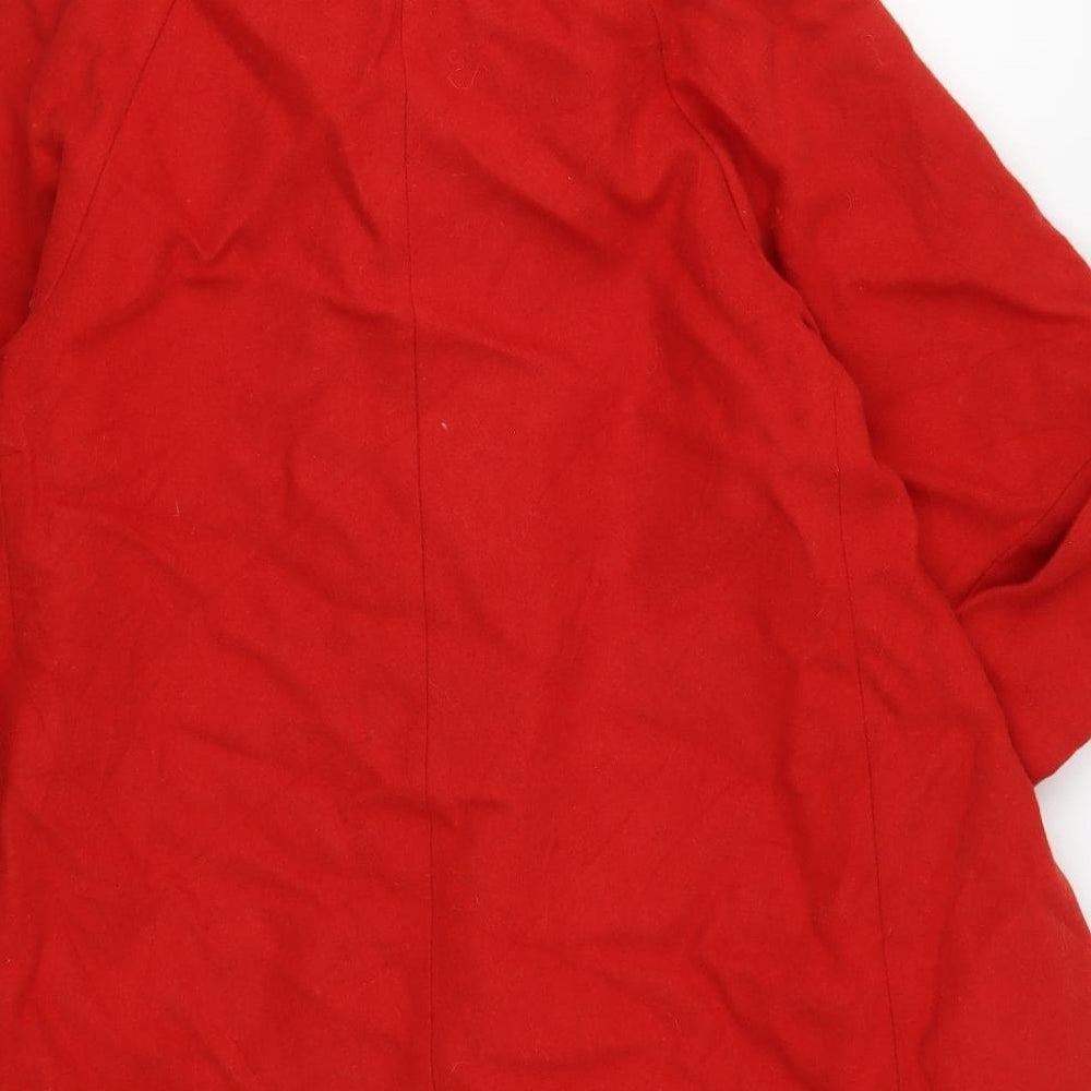 Per Una Womens Red   Jacket Coat Size 10