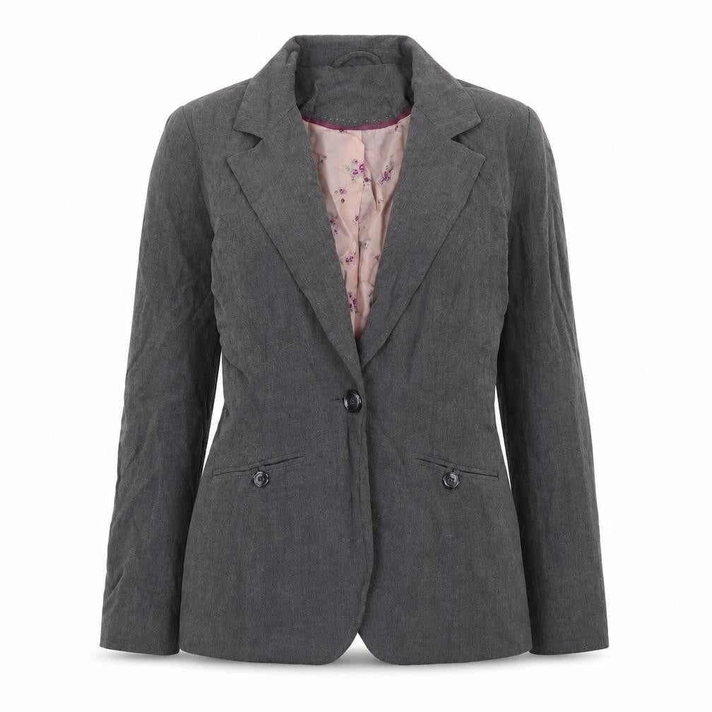New Look Womens Grey   Jacket Suit Jacket Size 8