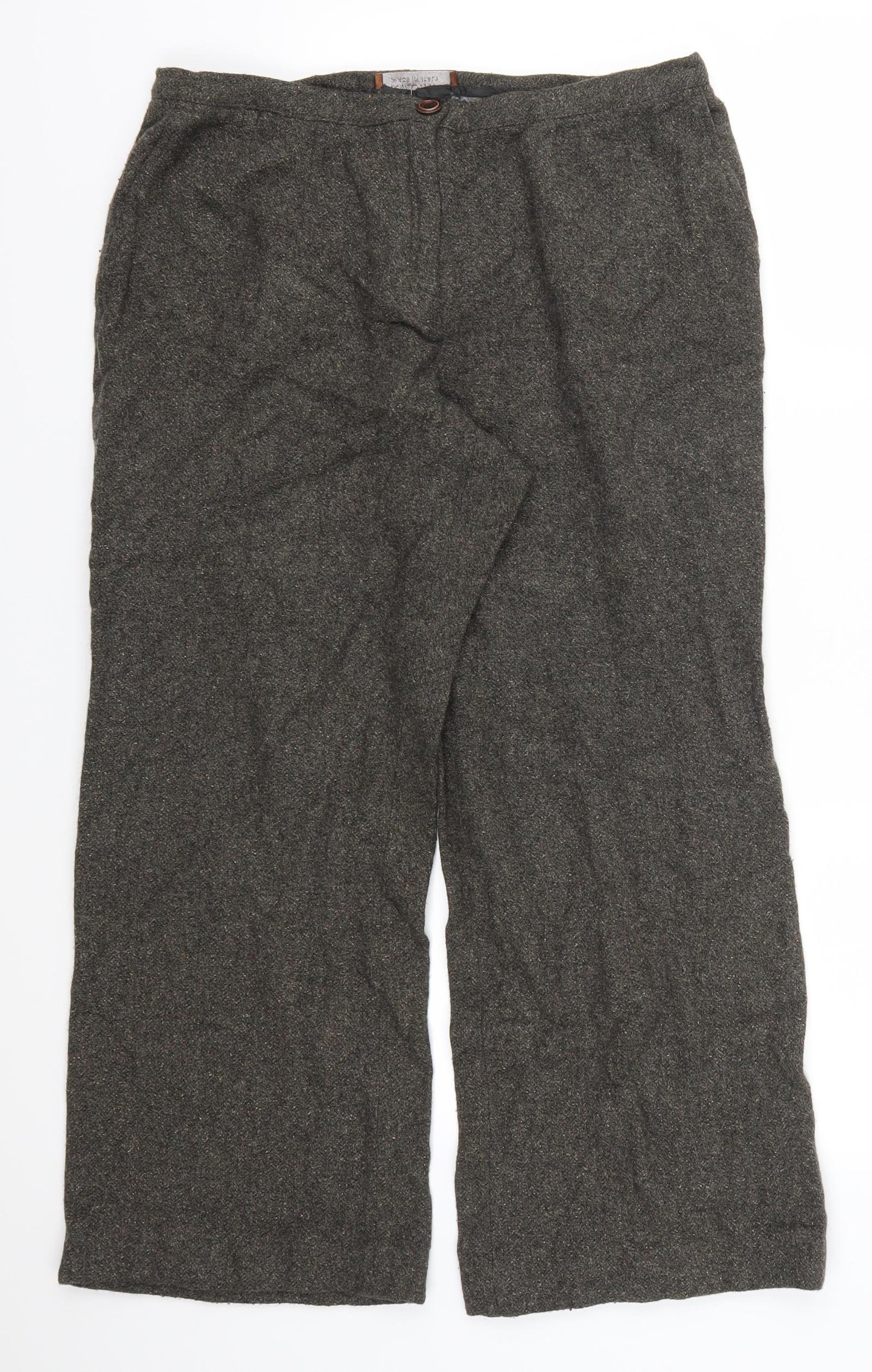 Artigiano Womens Brown   Trousers  Size 16 L26 in