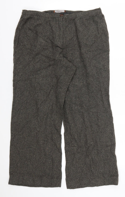 Artigiano Womens Brown   Trousers  Size 16 L26 in
