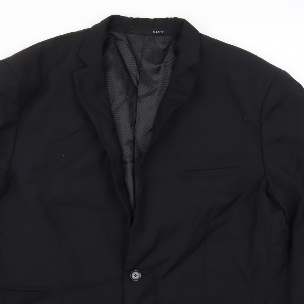 SUIT Mens Black   Jacket Suit Jacket Size 42