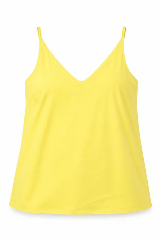 Papaya Womens Yellow   Basic Tank Size 8
