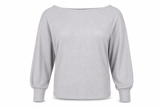 Boohoo Womens Grey   Pullover Sweatshirt Size 10