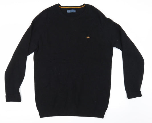 Easy Mens Black   Cardigan Sweatshirt Size L