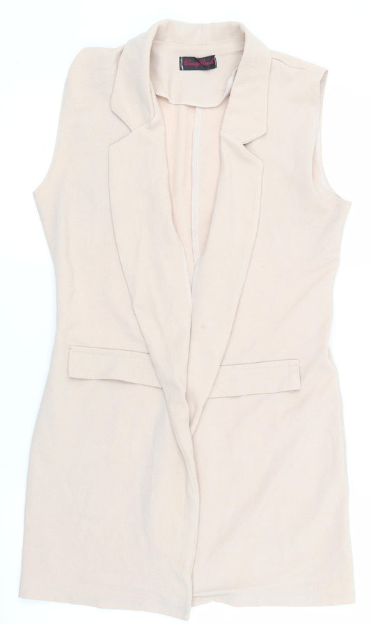 Candy crush Womens Ivory   Gilet Jacket Size 8