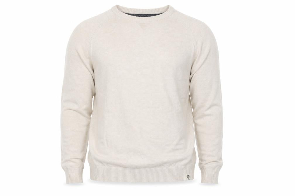 Cedarwood State Mens Beige Knit Pullover Jumper Size M