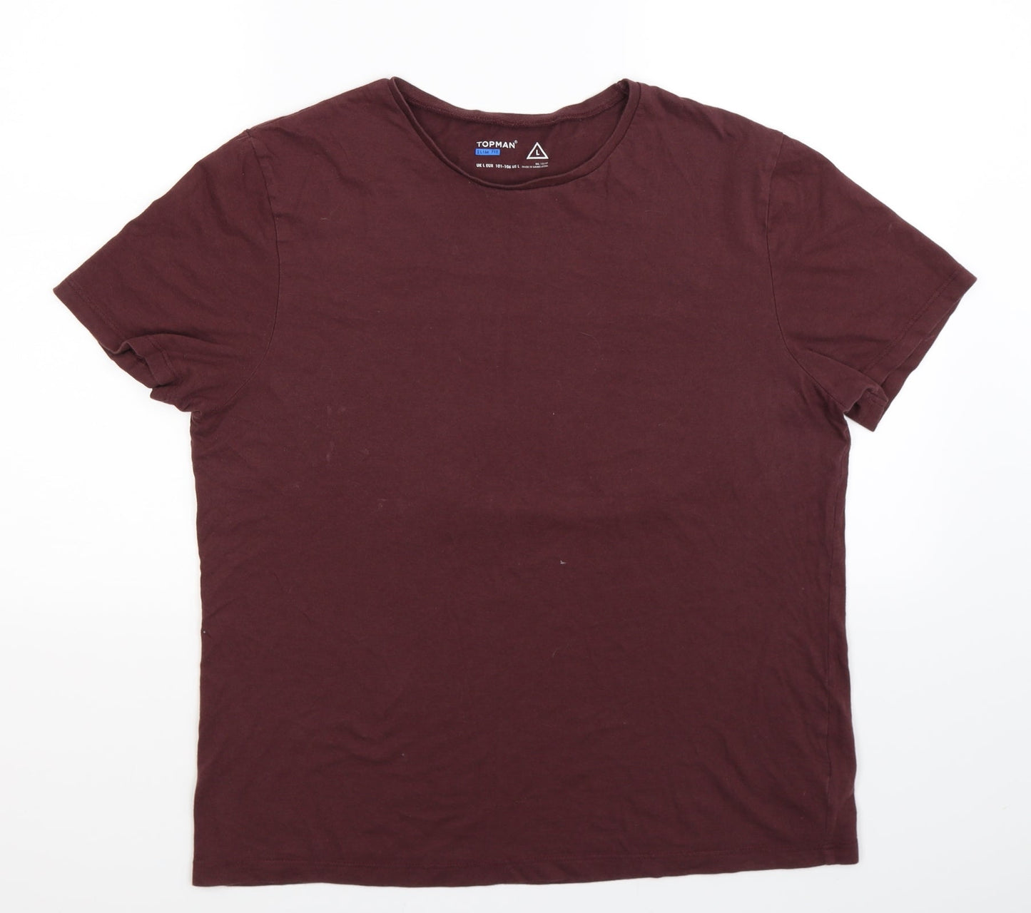 Topman Womens Grey   Basic T-Shirt Size L