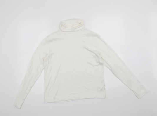 RESERVED Womens White   Pullover Jumper Size L