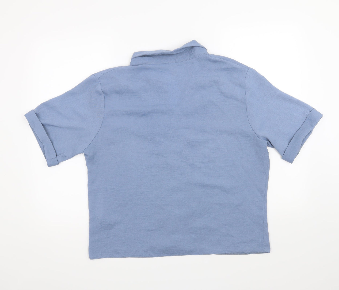New Look Womens Blue   Basic Button-Up Size 16