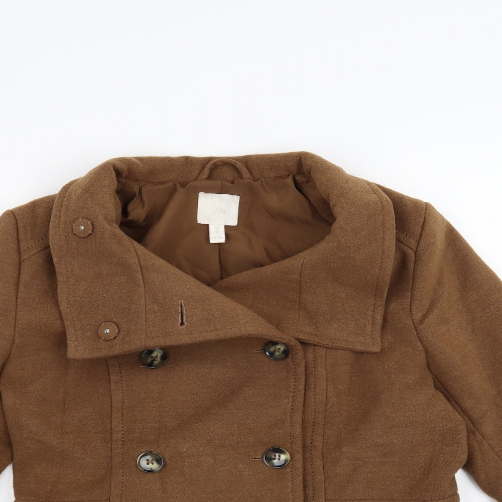 H&M Womens Blue   Jacket Coat Size 10