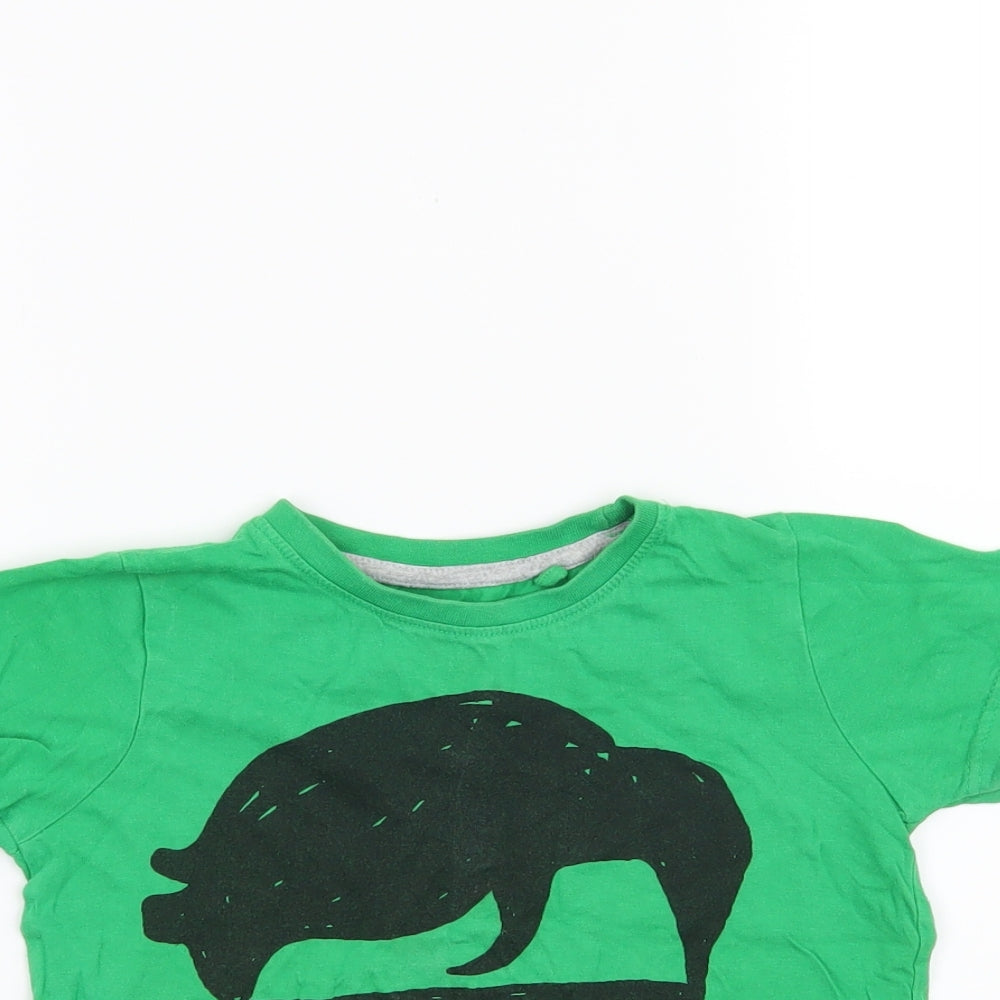 Batman Boys Green   Basic T-Shirt Size 2-3 Years
