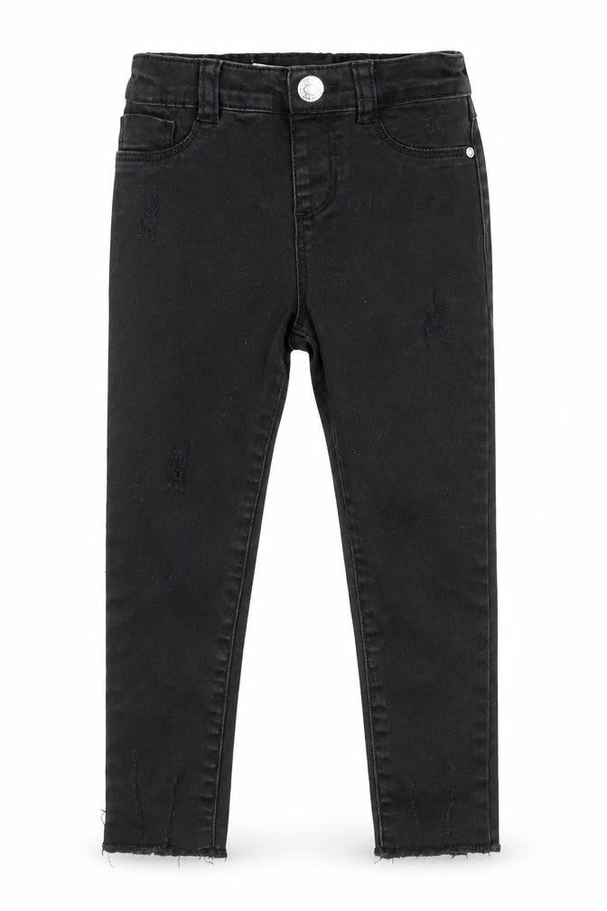 Denim co Girls Black  Denim Skinny Jeans Size 2-3 Years - Distressed