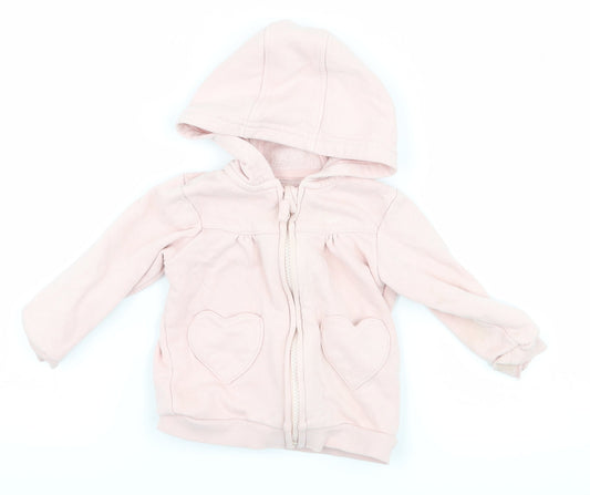 George Girls Pink   Jacket  Size 6-9 Months