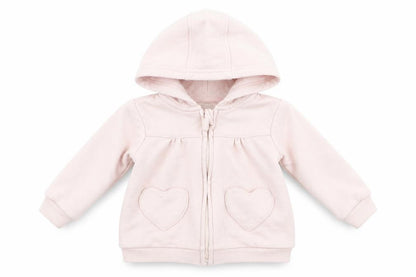 Front view of George girls’ pink jacket, size 6-9, months