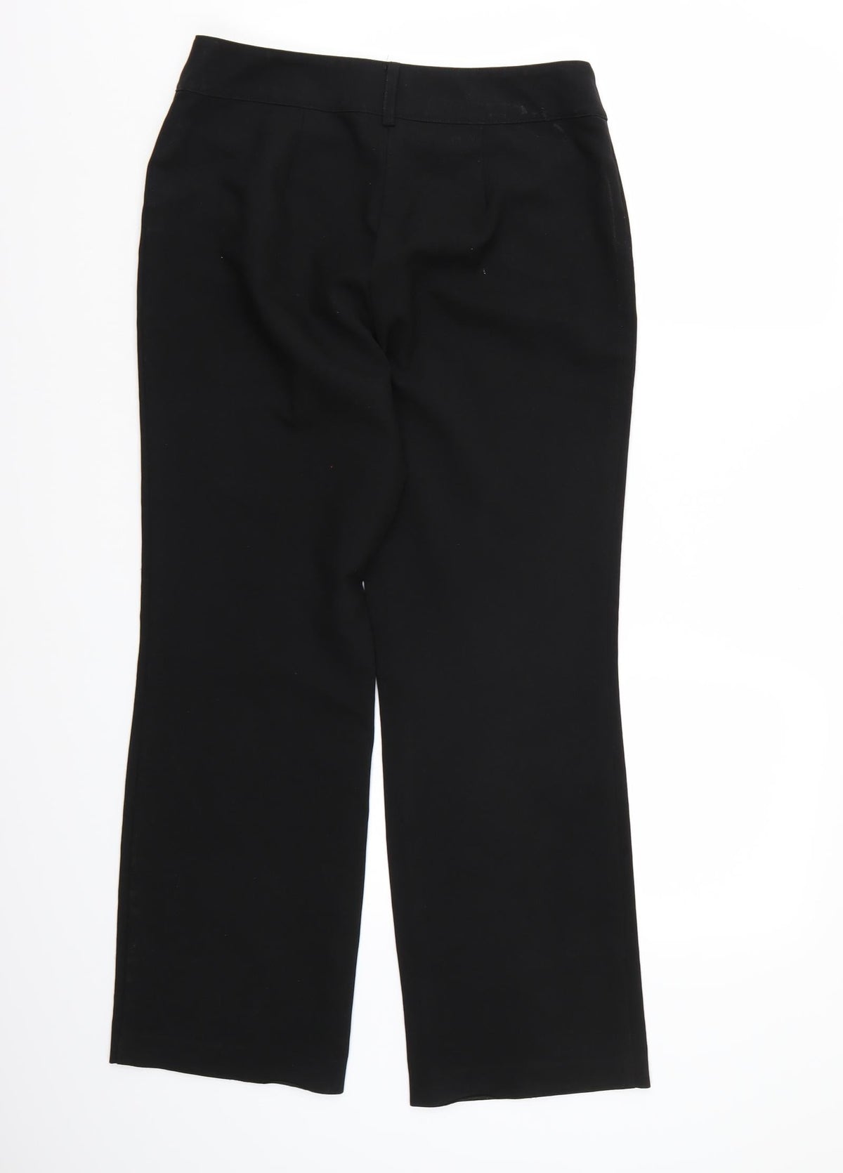 Papaya Womens Black  Rayon Trousers  Size 10 L28 in