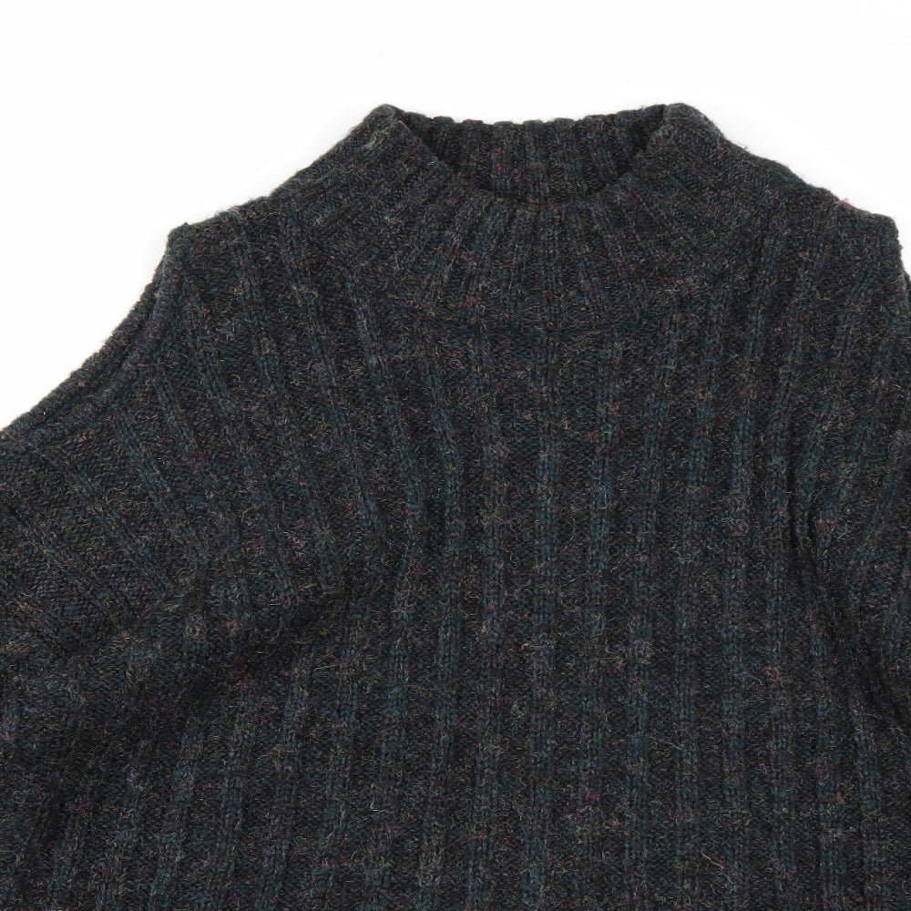 Lottie Womens Blue Striped Knit Pullover Jumper Size 12