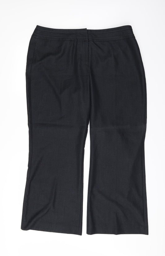 DEBINHAMS Womens Black   Trousers  Size 16 L27 in