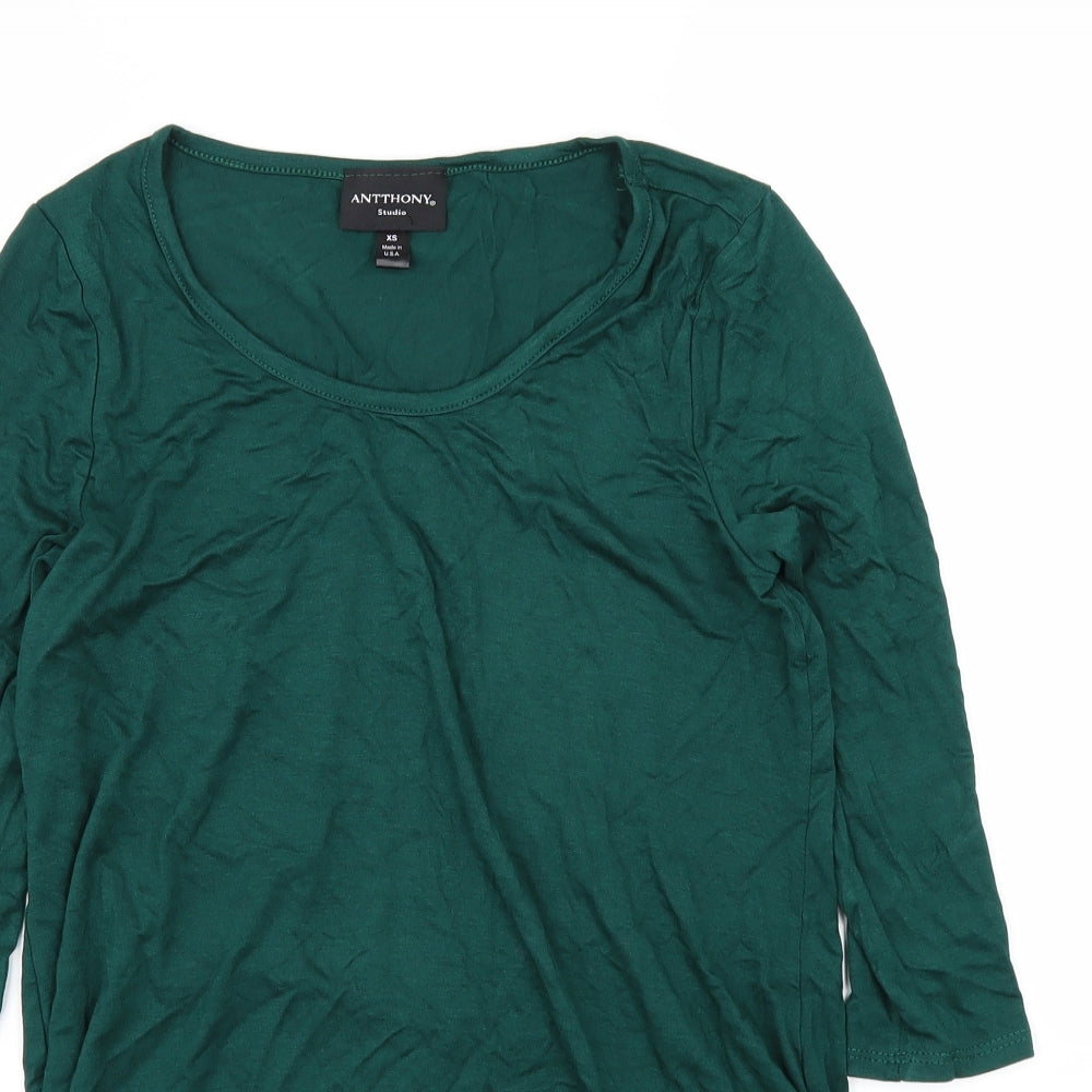 Anthony Studios Womens Green   Basic T-Shirt Size XS
