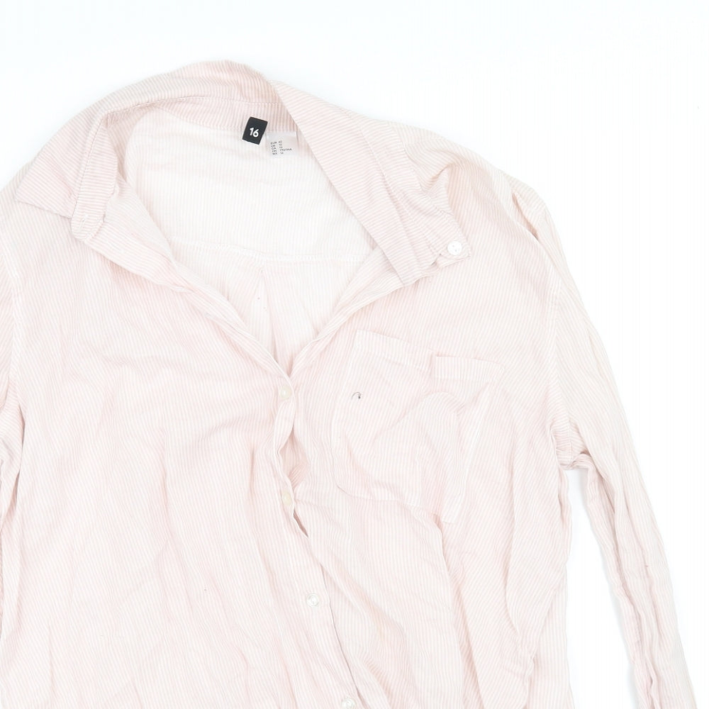 H&M Mens Pink    Button-Up Size 34
