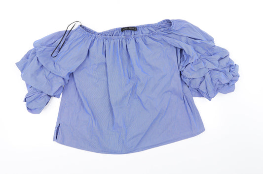 Zara Womens Blue   Basic T-Shirt Size L