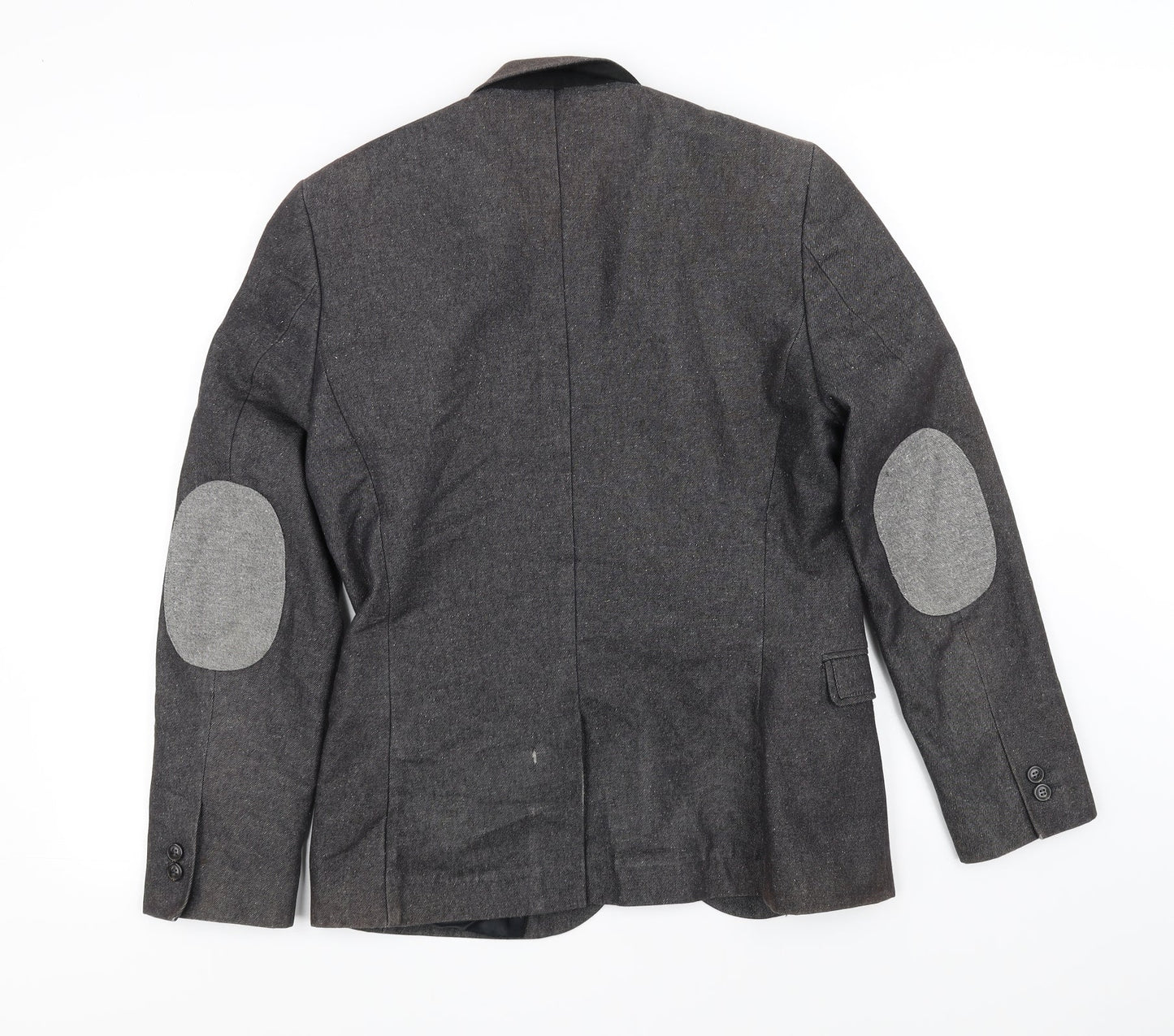 H&M Mens Grey   Jacket Suit Jacket Size 36