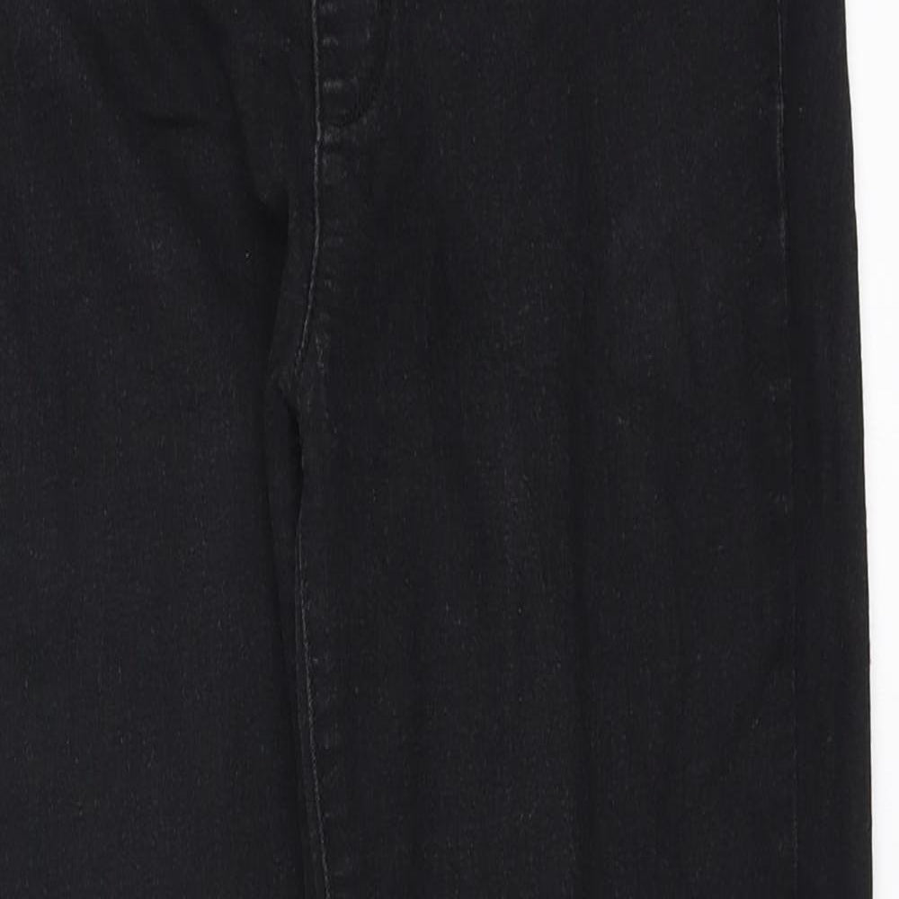 denimco Womens Black   Skinny Jeans Size 10 L25 in