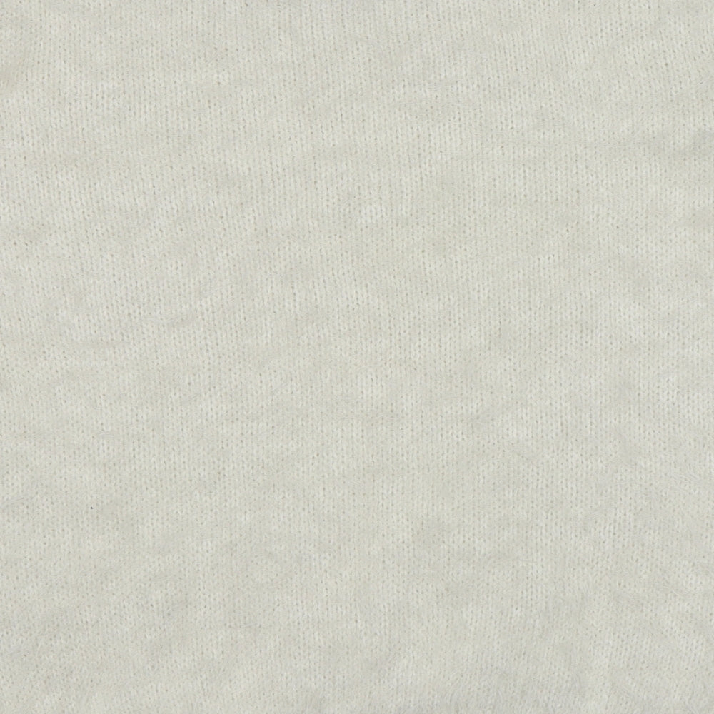 Originals Knitwear Womens White   Pullover Jumper Size L