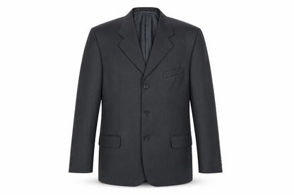 Front view of Zantos men’s grey jacket blazer, size 42