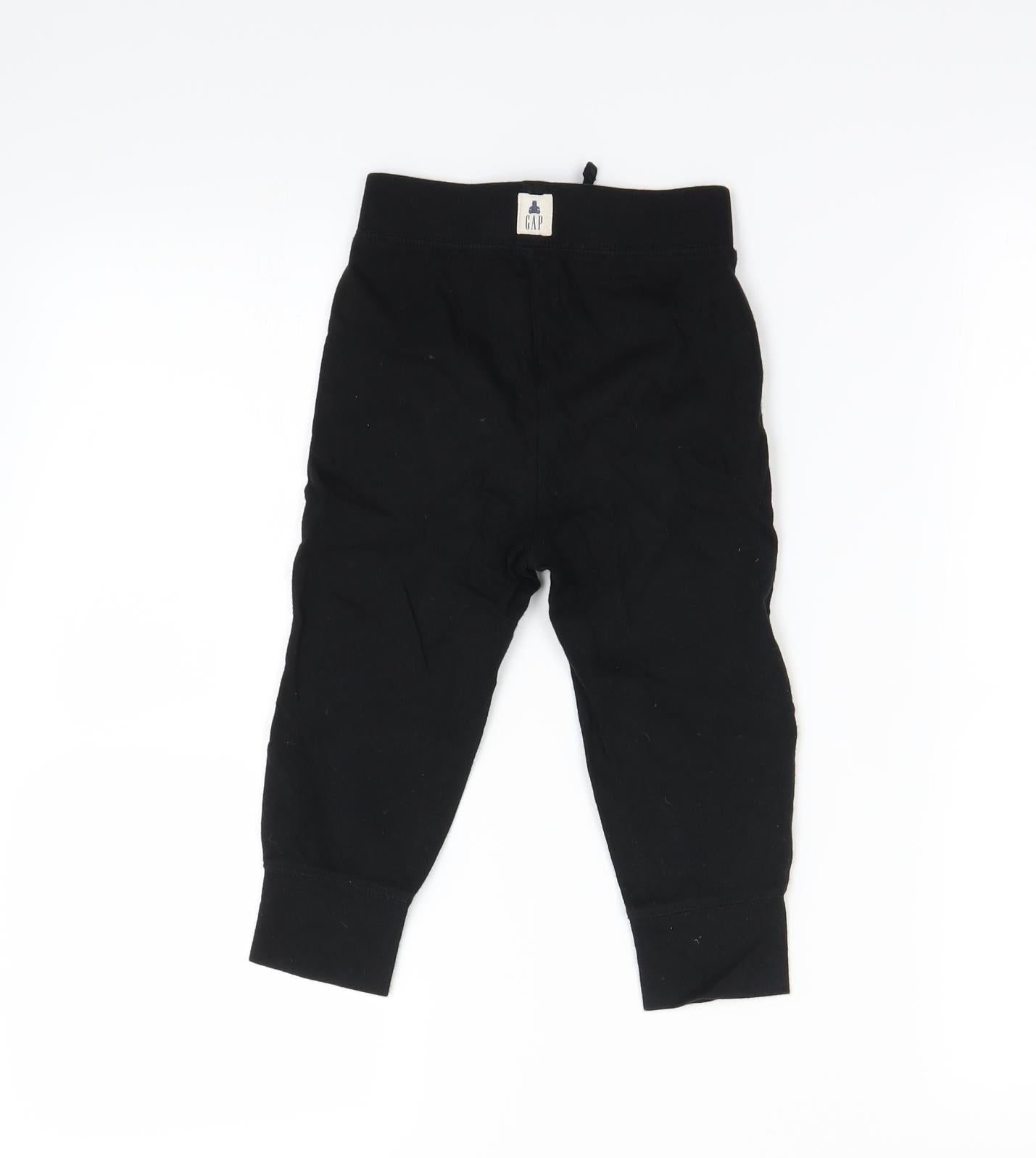 Gap Boys Black   Jogger Trousers Size 2 Years