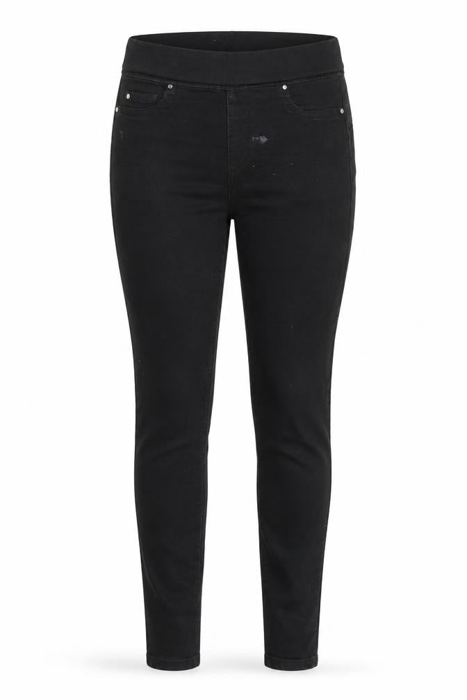 Denim & Co. Womens Black   Skinny Jeans Size 12 L27.5 in