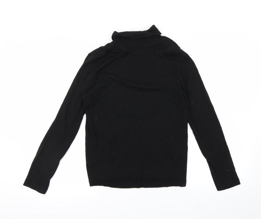 M&Co Womens Black   Pullover Sweatshirt Size 14