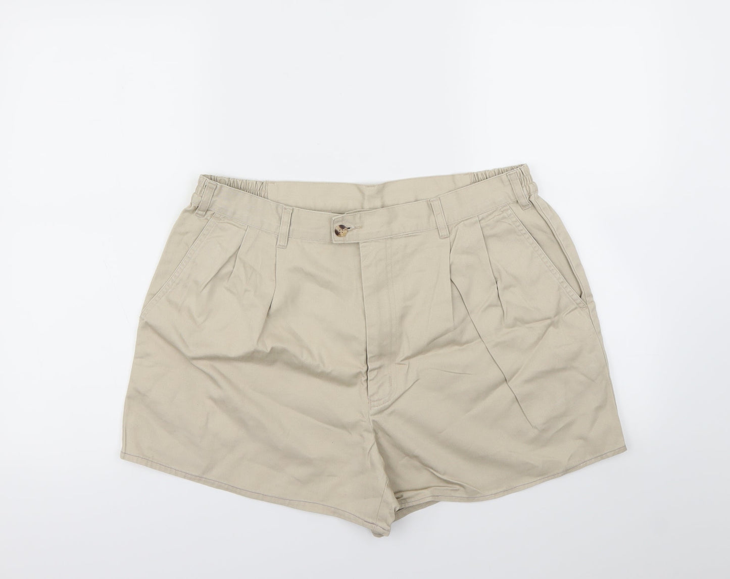 Damart Womens Beige   Cut-Off Shorts Size 18
