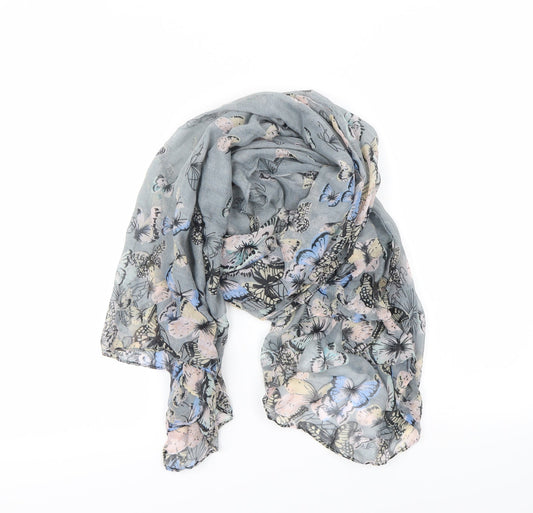 Preworn Womens Grey Animal Print   Scarf