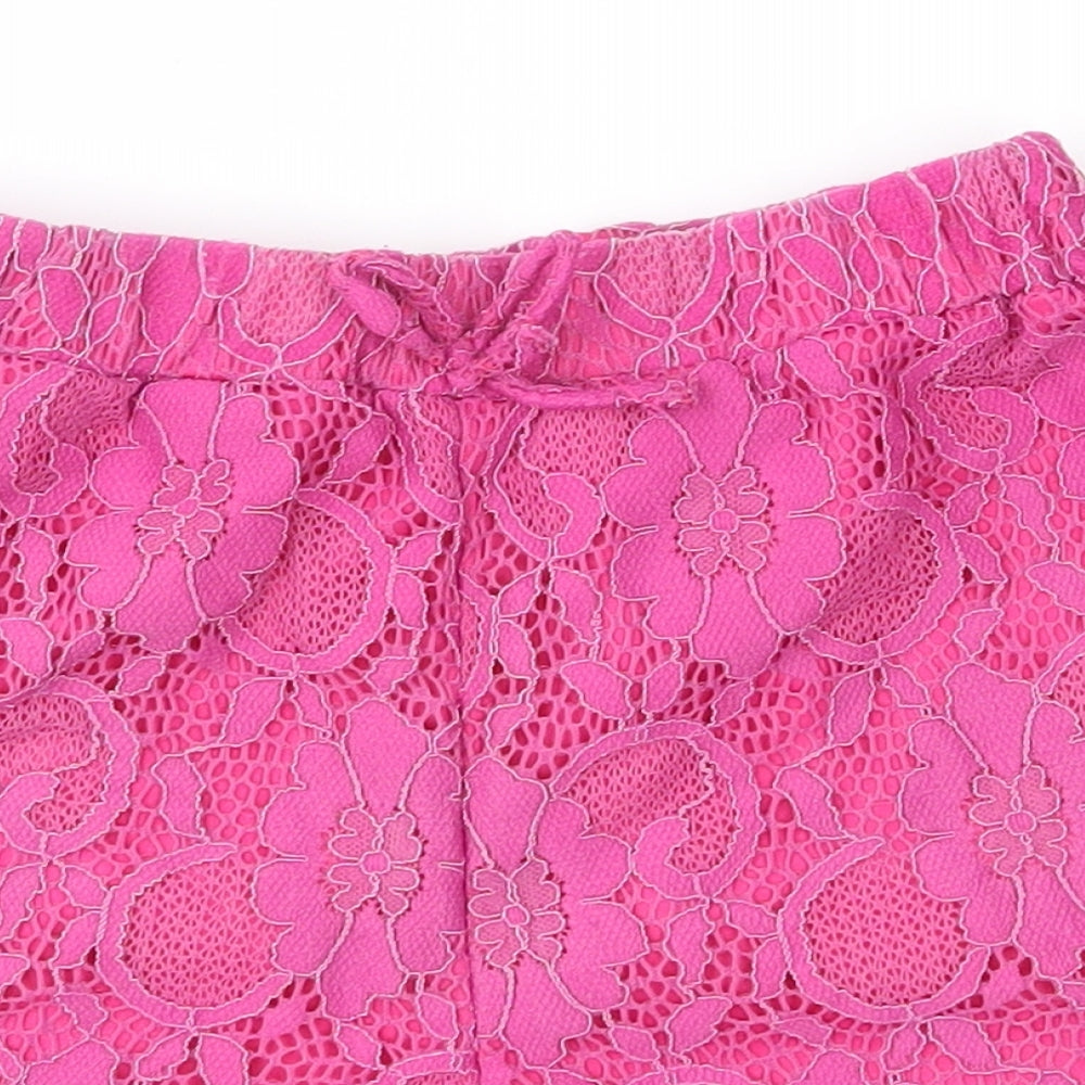 tu  Girls Pink   Hot Pants Shorts Size 9 Years