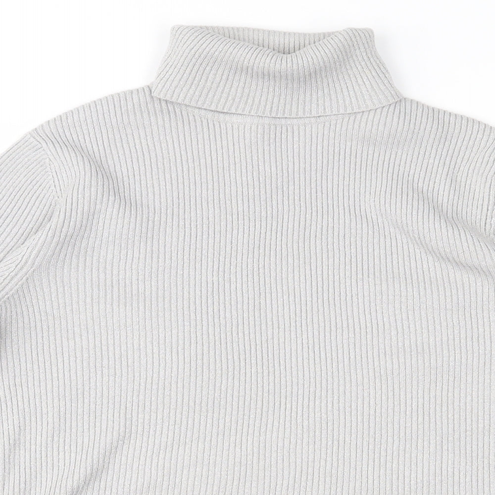 Worthington Womens Grey   Pullover Jumper Size M  - shimmer